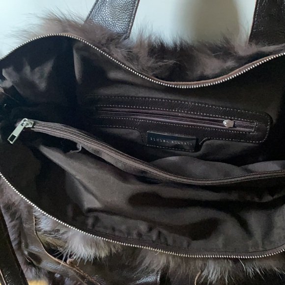 HUGE real fox fur satchel NWT - Picture 8 of 16